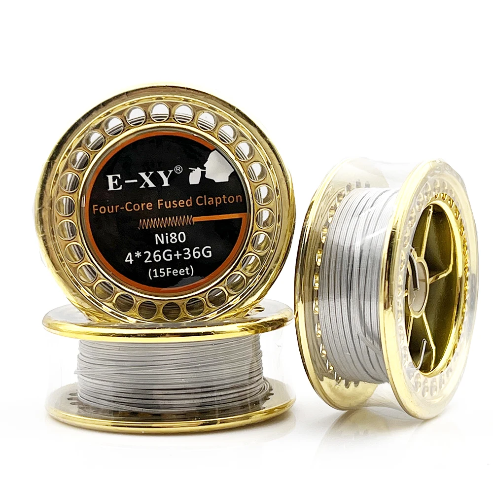 Clapton Wire Pre Built - Ni80 Filo 26G 36GA 15 Piedi