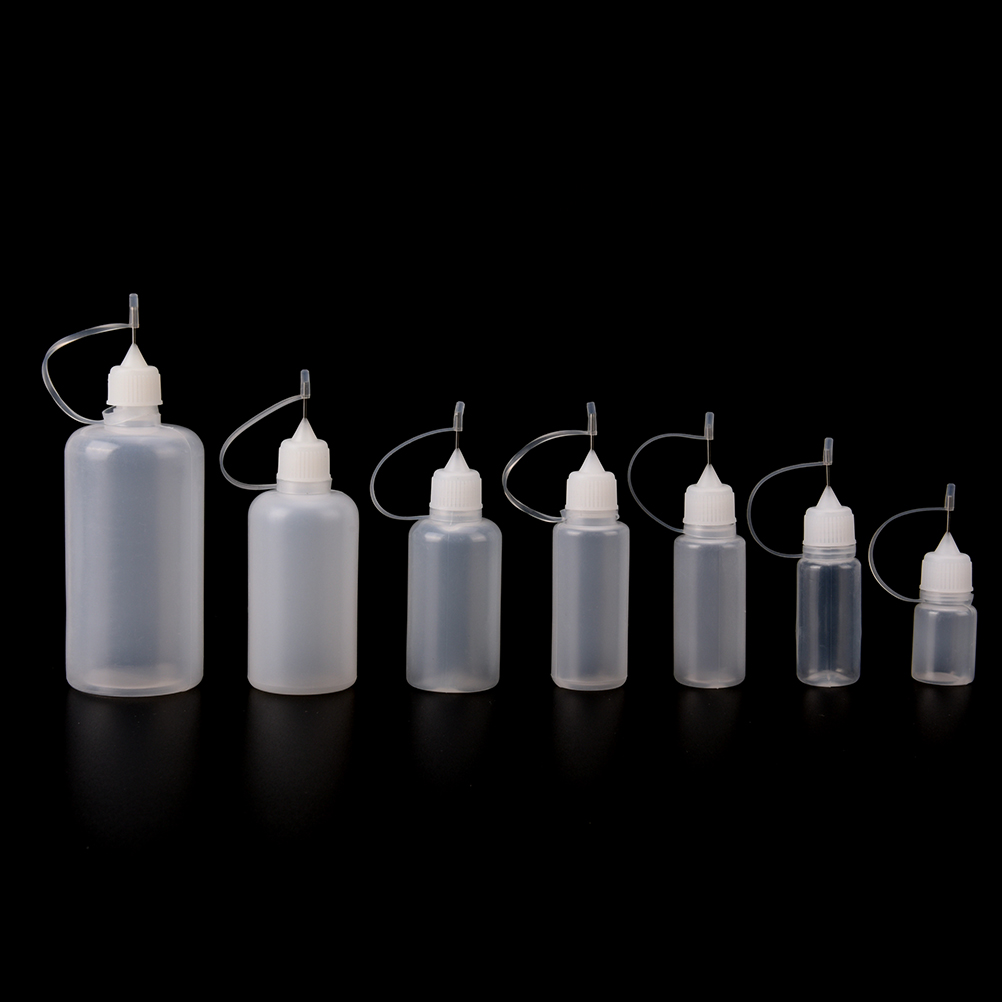 Juice Bottle Dropper - Nuovo 5/10/15/20/30/50/100ml PE Pratico Bottiglia Di