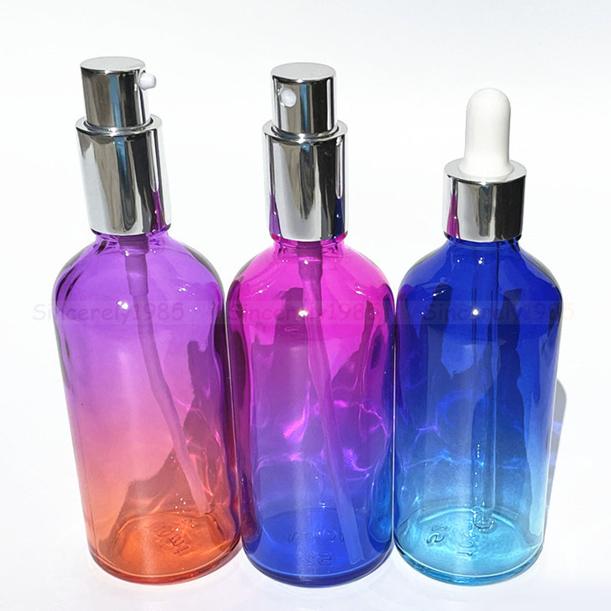 Juice Bottle Dropper - 1X Flacone in Vetro Sfumato da