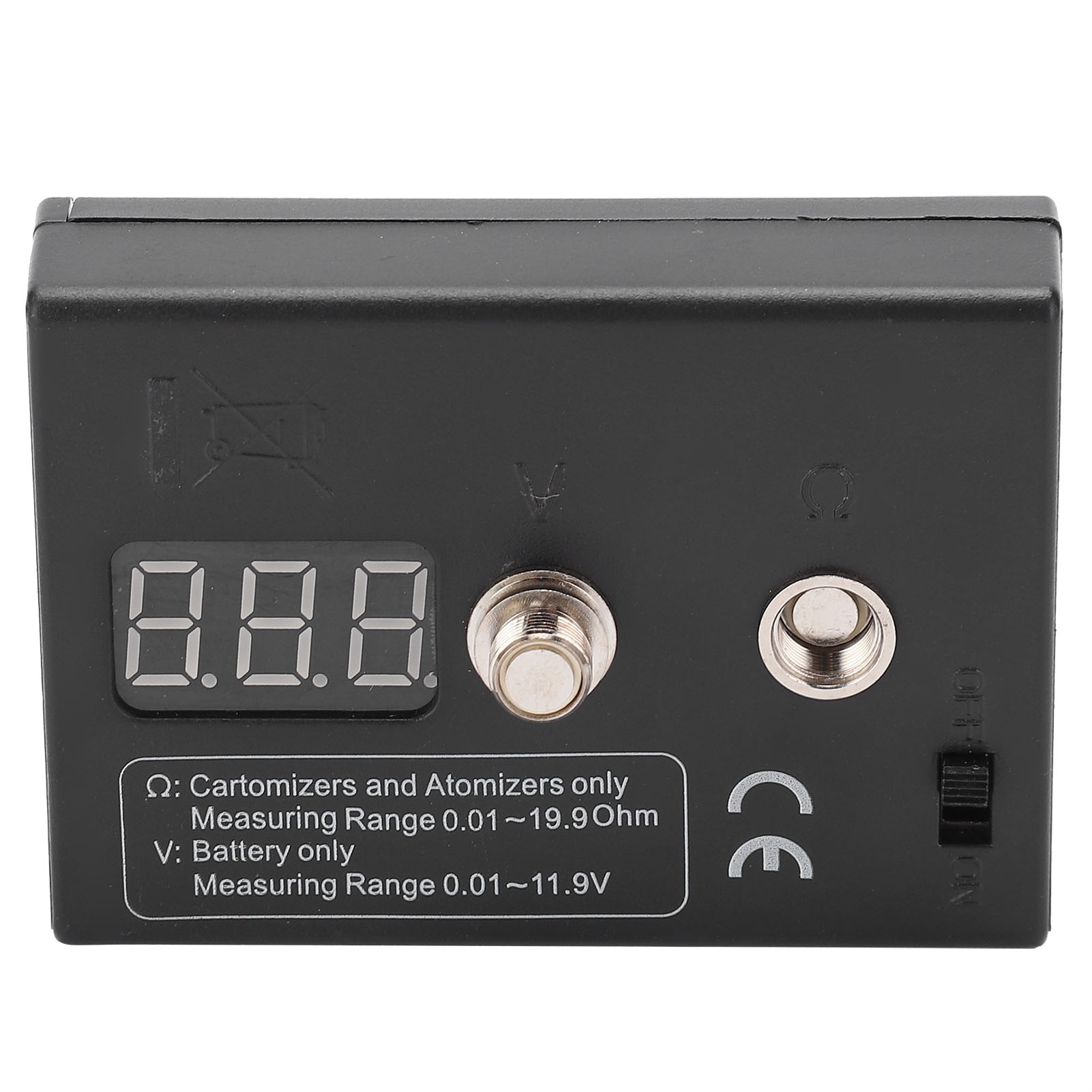 Ohm Meter Reader - Misuratore di Resistenza OHM, Tester per