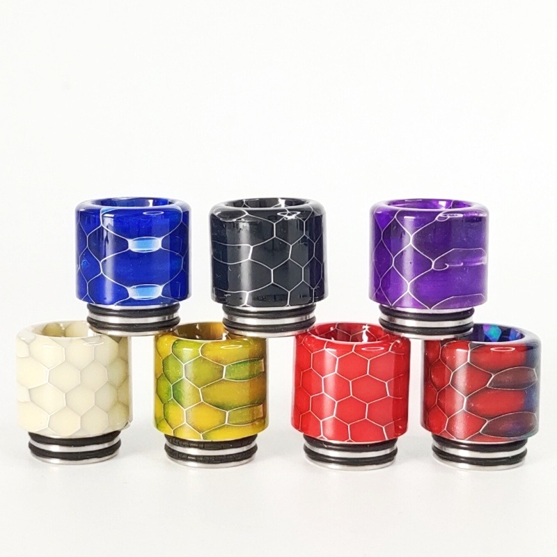 Drip Tip Resin - Adattatore Convertibile 510 810 in Acciaio