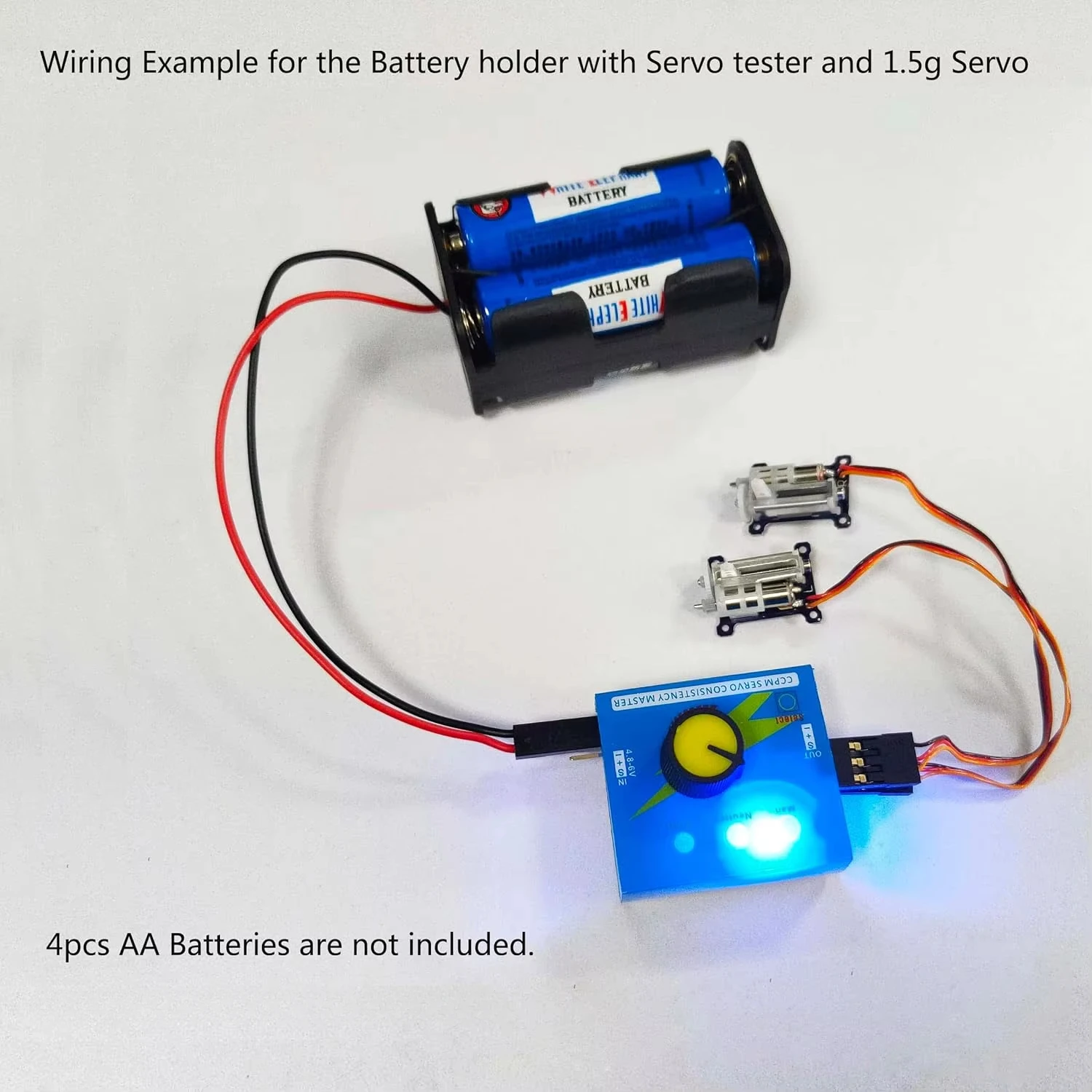 Servo Tester 3CH Controller di - Battery Case Storage recensione e prezzo