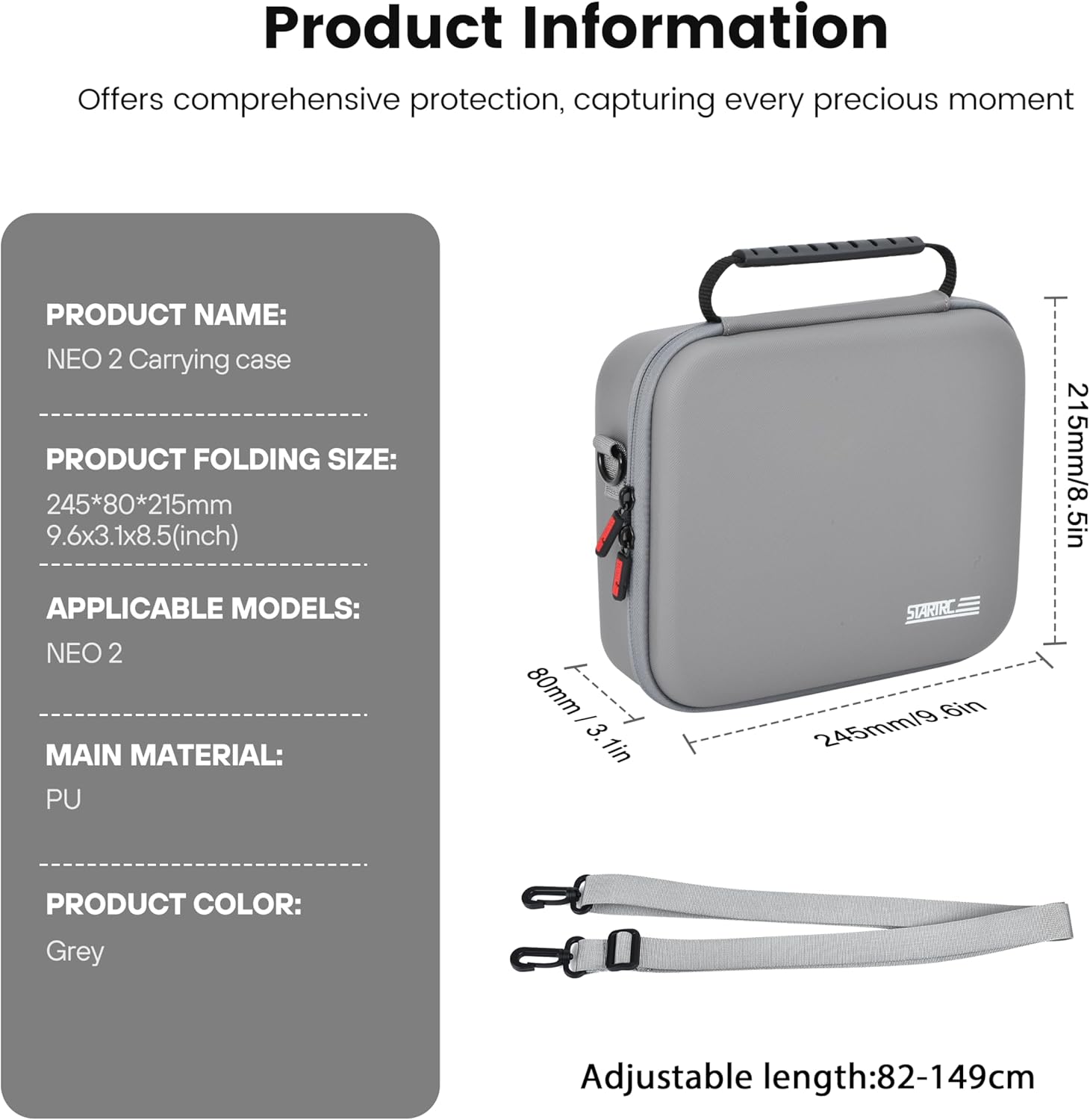 STARTRC Neo 2 Borsa a tracolla - Battery Case Storage recensione e prezzo