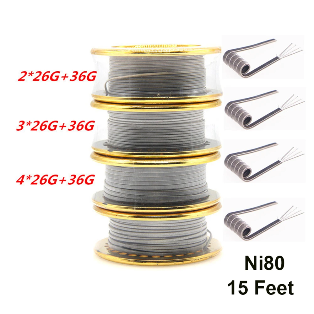 Ni80 Filo 26G 36GA 15 Piedi Cl - Clapton Wire Pre Built recensione e prezzo