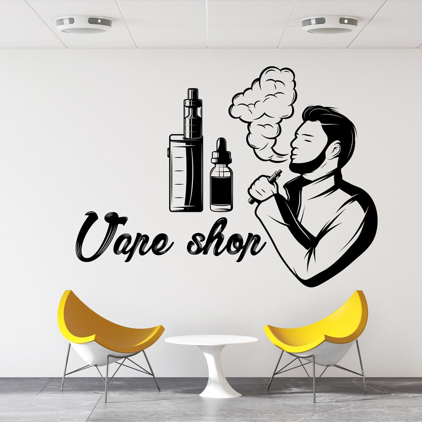Vape Shop Wall Decal Window St - Vaping Store recensione e prezzo