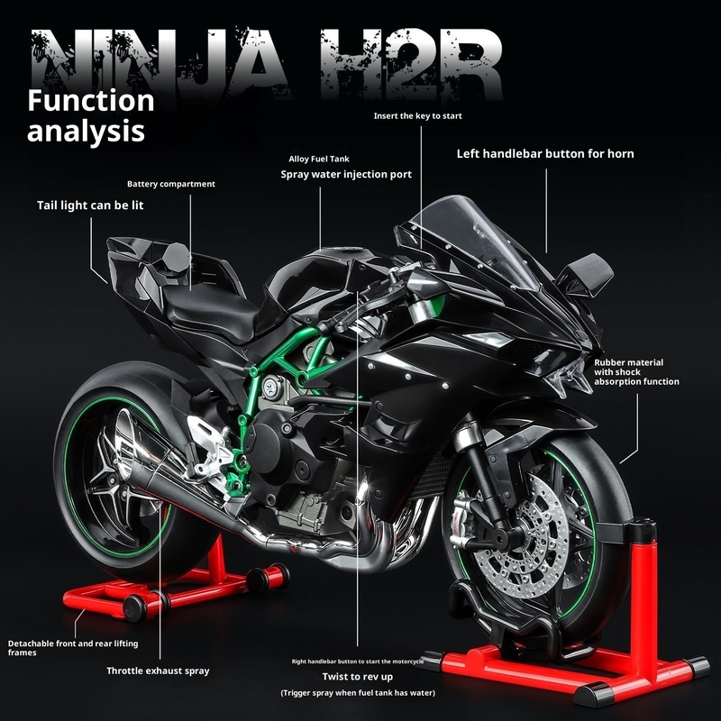 Kawasaki Ninja H2R Modello din - Battery Case Storage recensione e prezzo