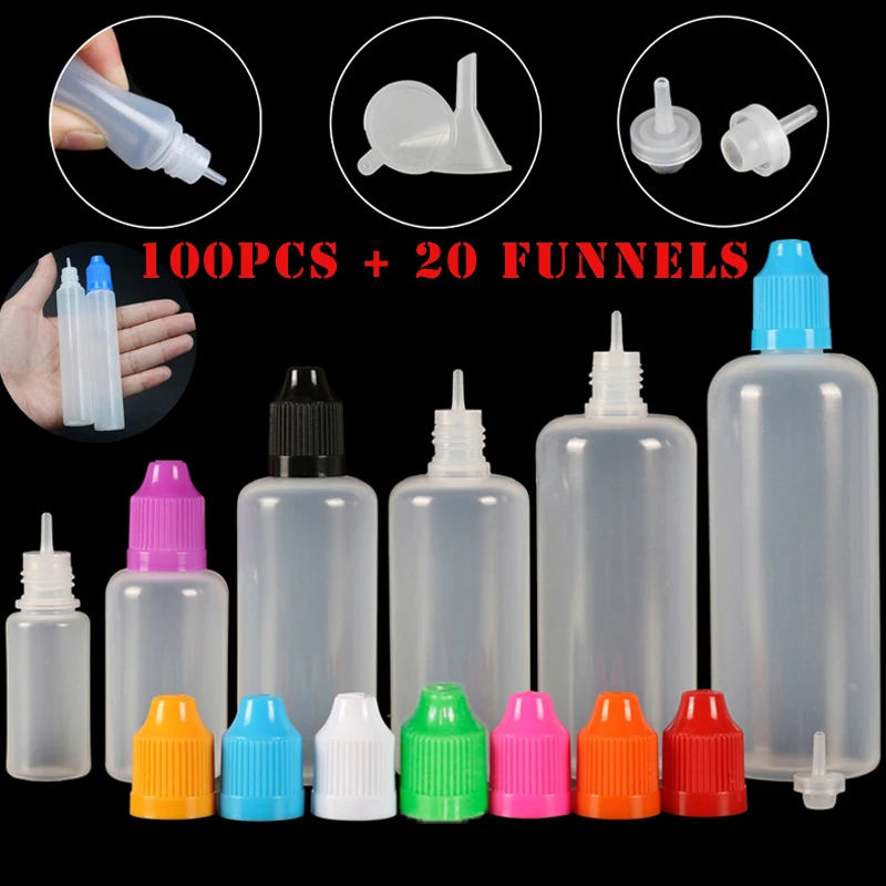 100 pz 3/5/10/15/20/30/50/100/ - Juice Bottle Dropper recensione e prezzo