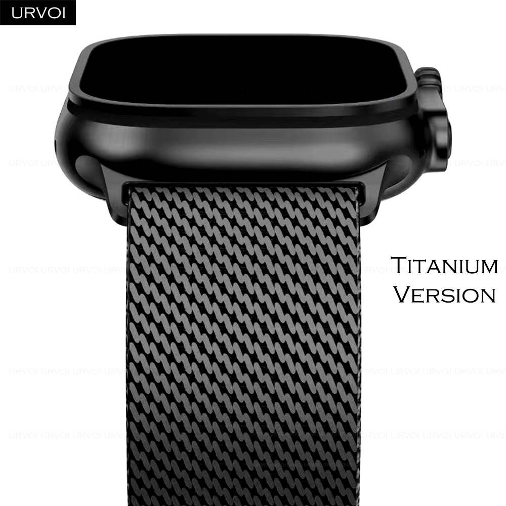 URVOI Anello milanese in titan - Mesh Coil Strip recensione e prezzo